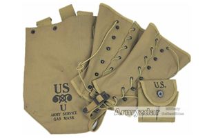 Repro used Gas mask bag + leggings + pouch