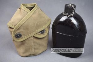 WW2 USMC Enamel Canteen '1942'