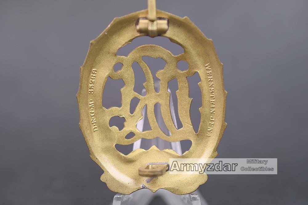 Reichssportabzeichen DRL in Gold 'Wernstein Jena' — image 3