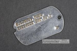 WW2 US Dog-tag 'Solomon. Paul'
