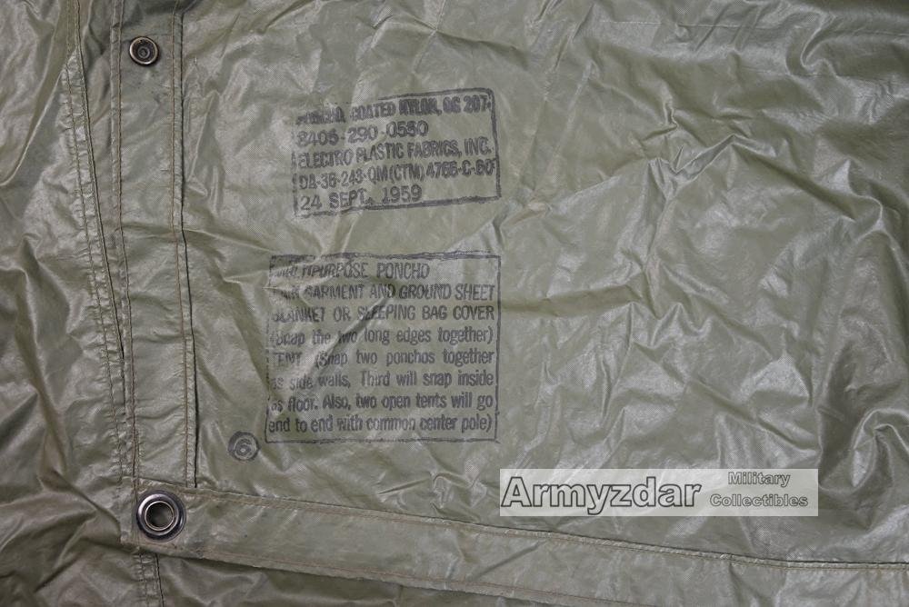 Vietnam US Poncho 1960 — image 3