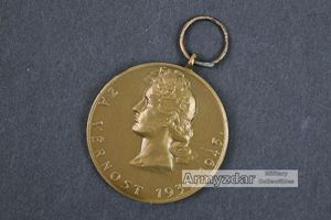 Czechoslovakian medal Za věrnost 1939-1945.