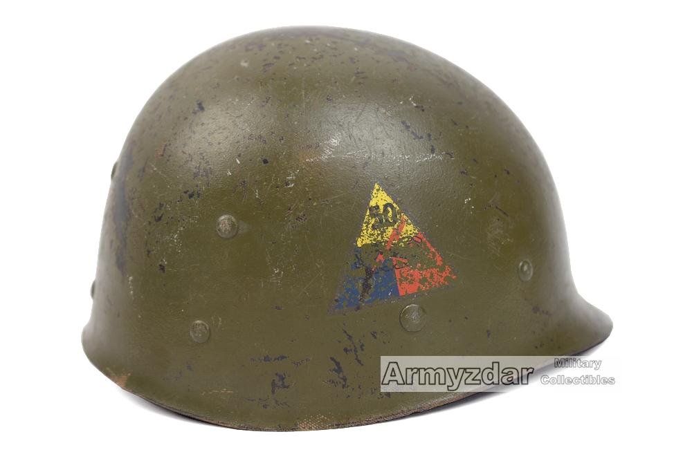 WW2 US Helmet liner MSA „50th Armored Division' — image 3