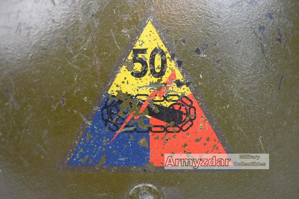 WW2 US Helmet liner MSA „50th Armored Division' — image 5