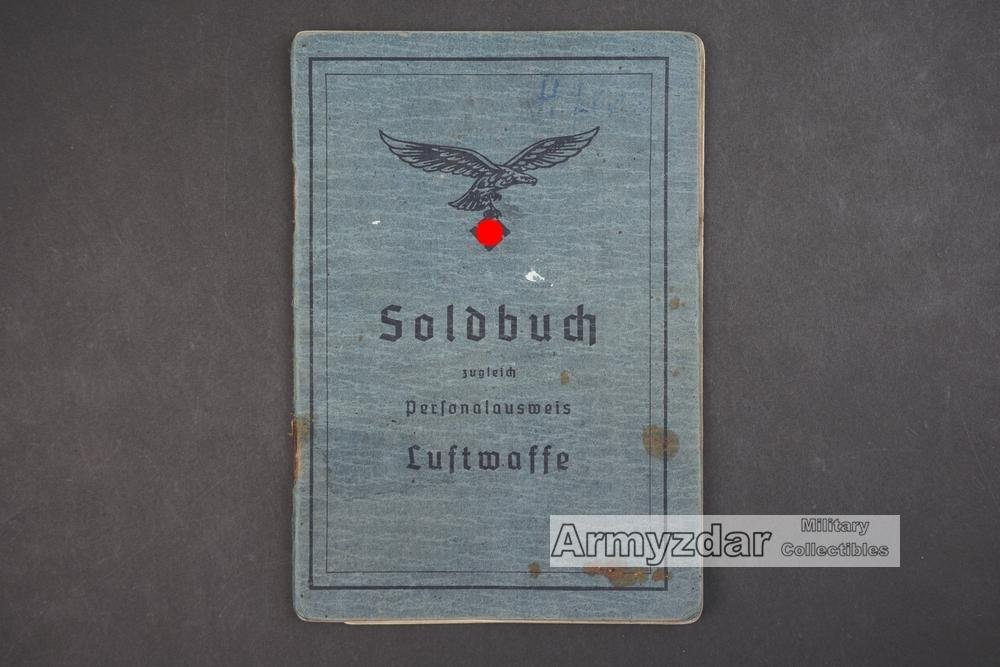 LW Soldbuch „Ln.Fspr.Ers.Kop.mot.17/13 Nbg.' — image 2