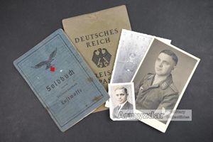 LW Soldbuch „Ln.Fspr.Ers.Kop.mot.17/13 Nbg.'