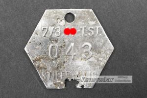SS Clothing tag „Stiefel Lang'