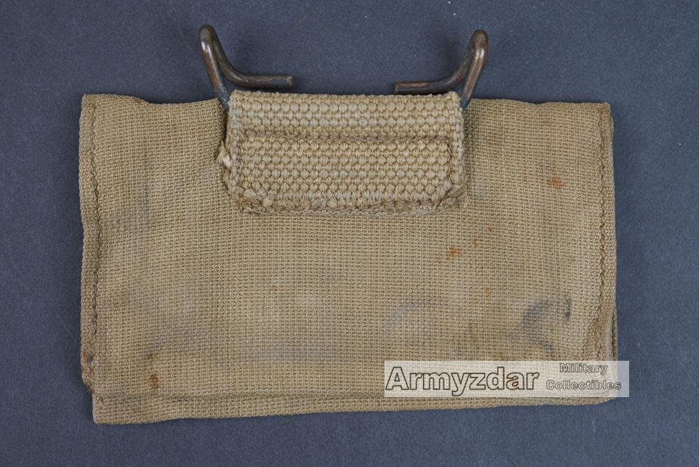 US M1910 Tan first aid pouch 'The Miller-Hexter Co.1917' — image 3