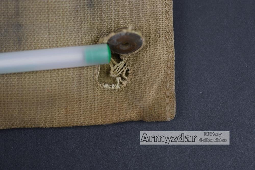 US M1910 Tan first aid pouch 'P.B.&CO.1917' — image 4