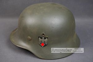Repro WH M40 Double decal helmet '64/57'
