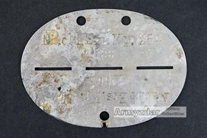 WH Dog-tag 'Nachr.Ers.Kp.254'