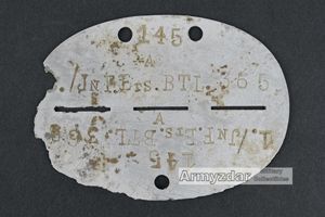 WH Dog-tag '1./InF.Ers.BTL.365'