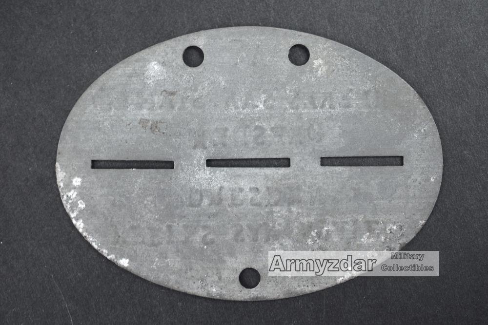 WH Dog-tag „HEERES SAN. STAFFEL DRESDEN' — image 3