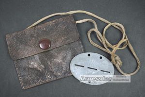 WH Dog-tag „HEERES SAN. STAFFEL DRESDEN'