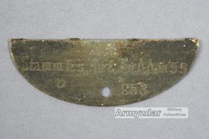WH Half Dog-tag „Stammb.s.Art.E.u.A.A.m59'