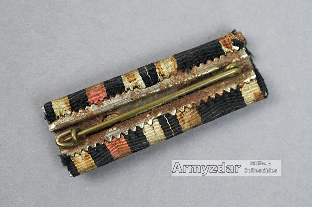 EK II 1914 + Frontkämpfer Kreuz Ribbon Bar (nr.1) — image 2