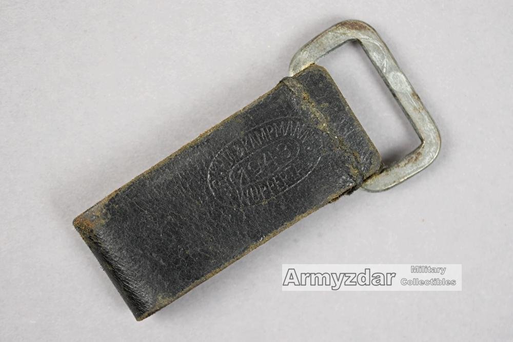 German leather belt loop „Wuppertal 1943' — image 2