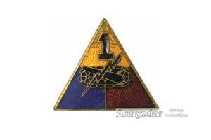 WW2 Enamel pin „1th Armored Division'