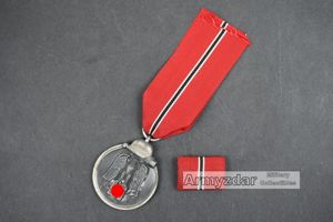 Winterschlacht medaille + ribbon bar