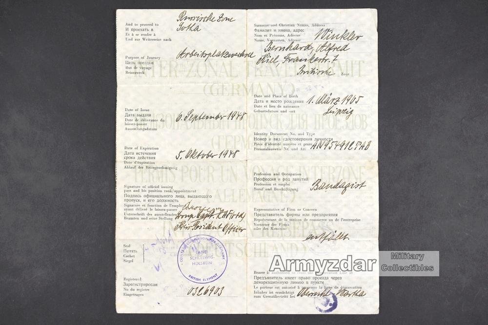 LW Wehrpaß „Fla. M. G. Res. R. 114' — image 18