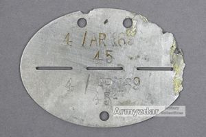WH Dog-tag '4 / AR 169'