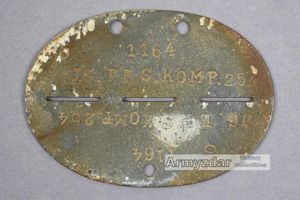 WH Dog-tag 'J. G. ERS. KOMP. 254'