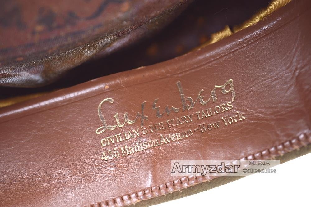WW2 US Army Officer Visor hat 'Luxenberg' — image 10