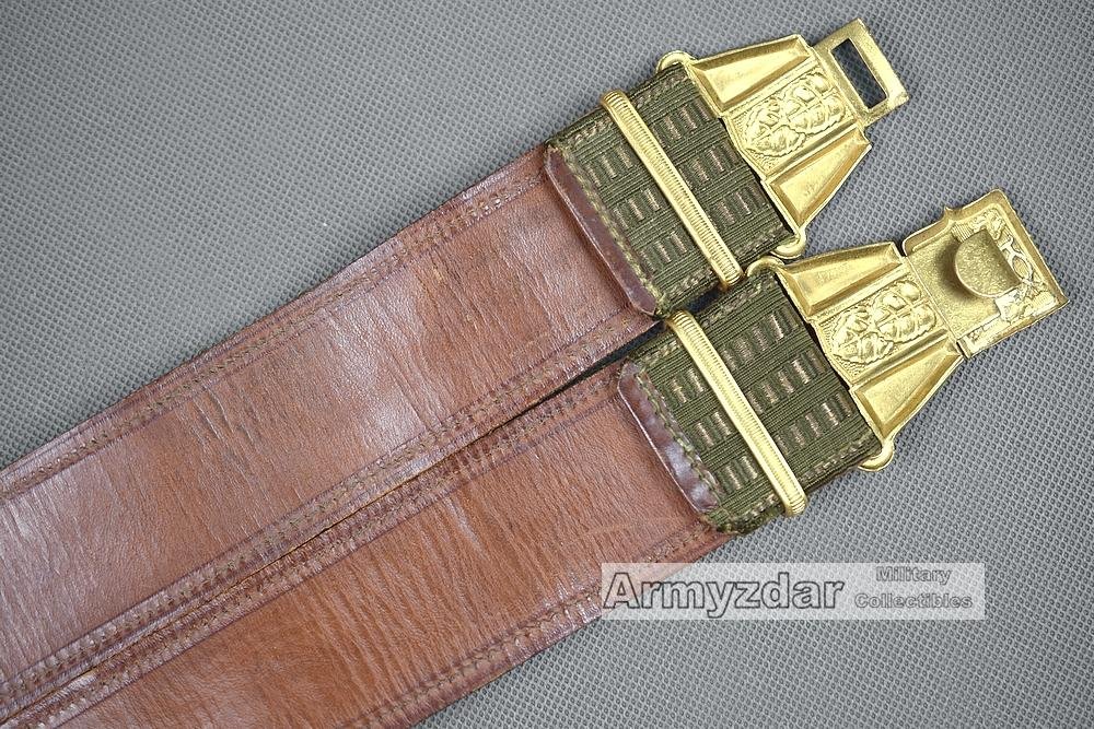 Czechoslovakian officer dress belt — image 3