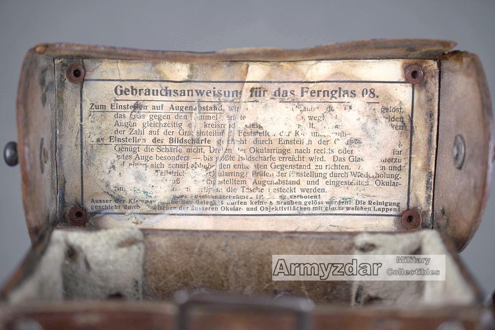 M1908 German binocular with case — image 12