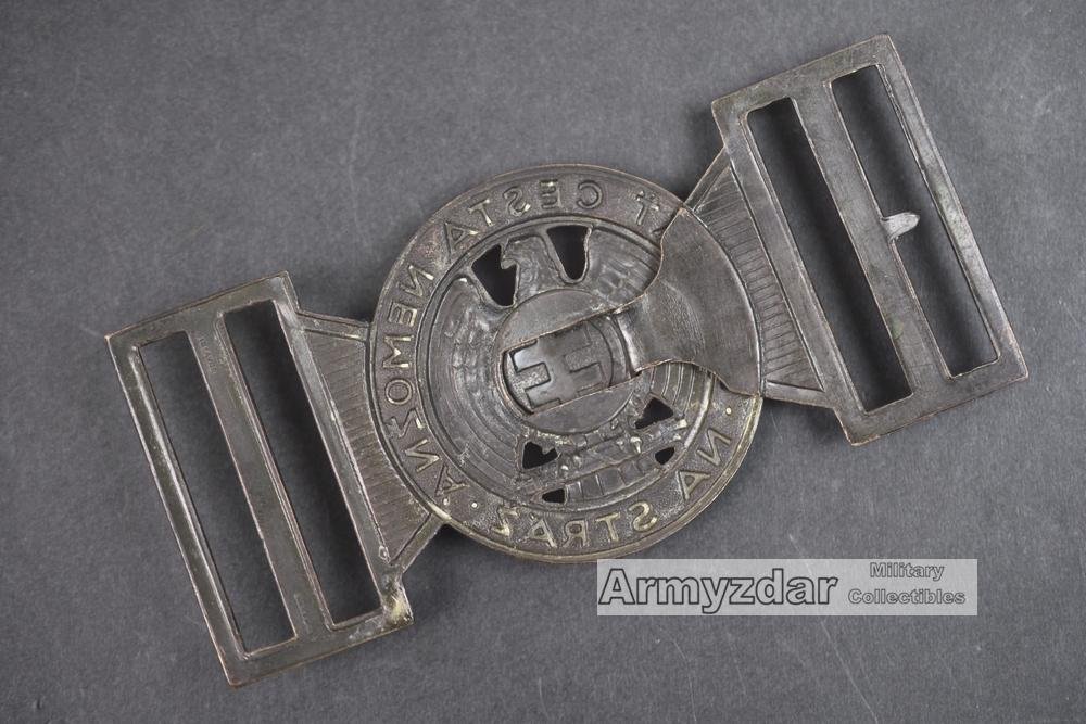 Slovak bronze buckle 'Hlinkova mládež' — image 2