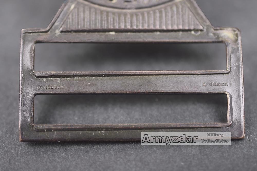 Slovak bronze buckle 'Hlinkova mládež' — image 4