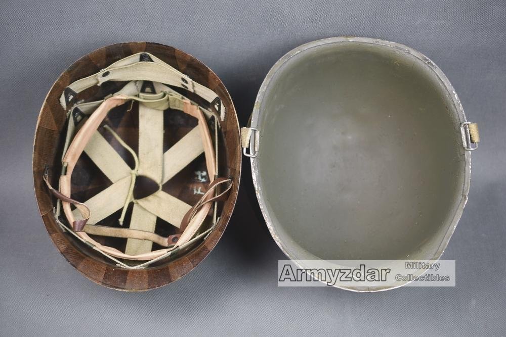 Top Repro WW2 US M1 Helmet with Westinghouse liner'2nd Infantry Division' nr.2 — image 4
