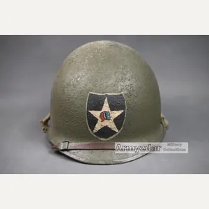 Top Repro WW2 US M1 Helmet with Westinghouse liner'2nd Infantry …
