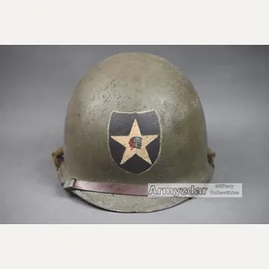 Top Repro WW2 US M1 Helmet with Westinghouse liner'2nd Infantry …