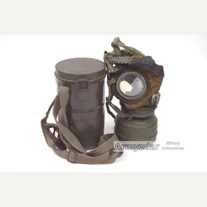 Reichswehr Gasmaske mit tragerbüsche