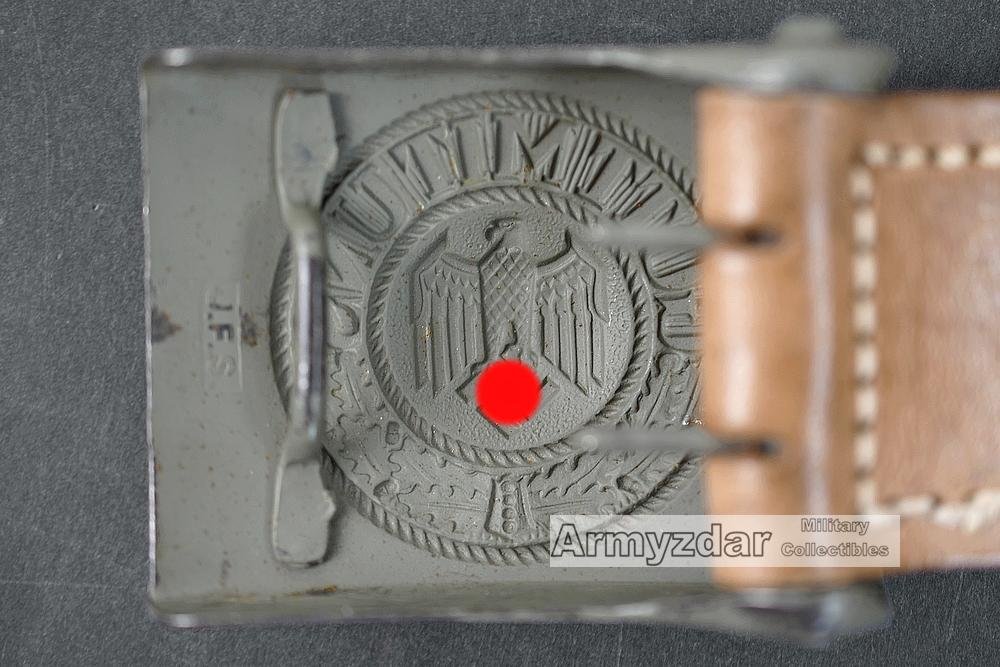 WH Steel buckle 'JFS 1942' — image 3