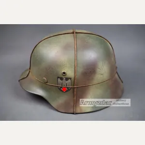 Repro WH M35 Double decal camo wire helmet „ET64/57'