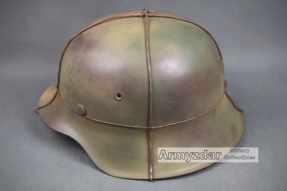 Repro SS M42 Single decal camo wire helmet „ET62/55' — image 2