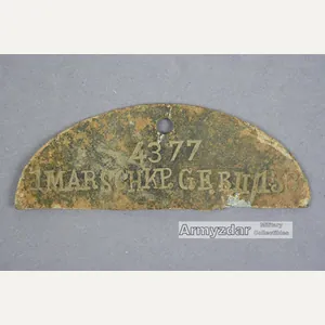 WH Half Dog-tag „1.MARSCH.KP.G.E.B. II/130'