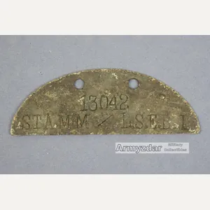 WH Half Dog-tag „STAMM/.L.S.E.B.I'