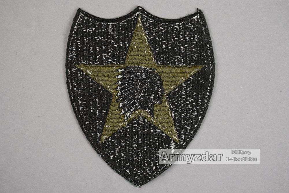 Vietnam US 2nd Infantry Division Green Patch — image 2