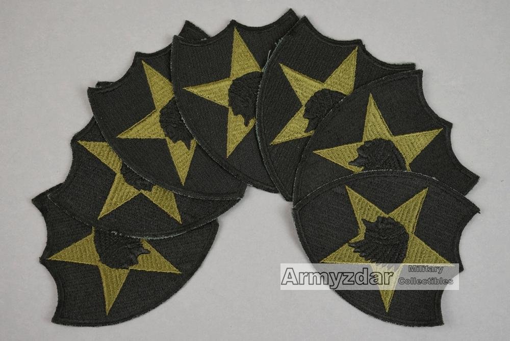 Vietnam US 2nd Infantry Division Green Patch — image 3