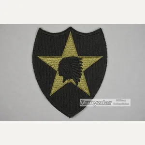 Vietnam US 2nd Infantry Division Green Patch