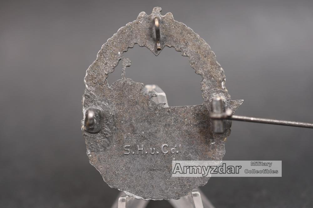 KM Zerstörerkriegsabzeichen „S.H.u.Co.' — image 3