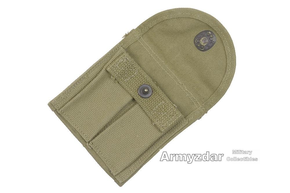 US M1 Tan magazine pouch 'B.B., INC. 1943' — image 3