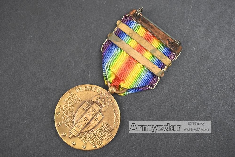 US Inter-Allied Victory Medal + 2 bars — image 2