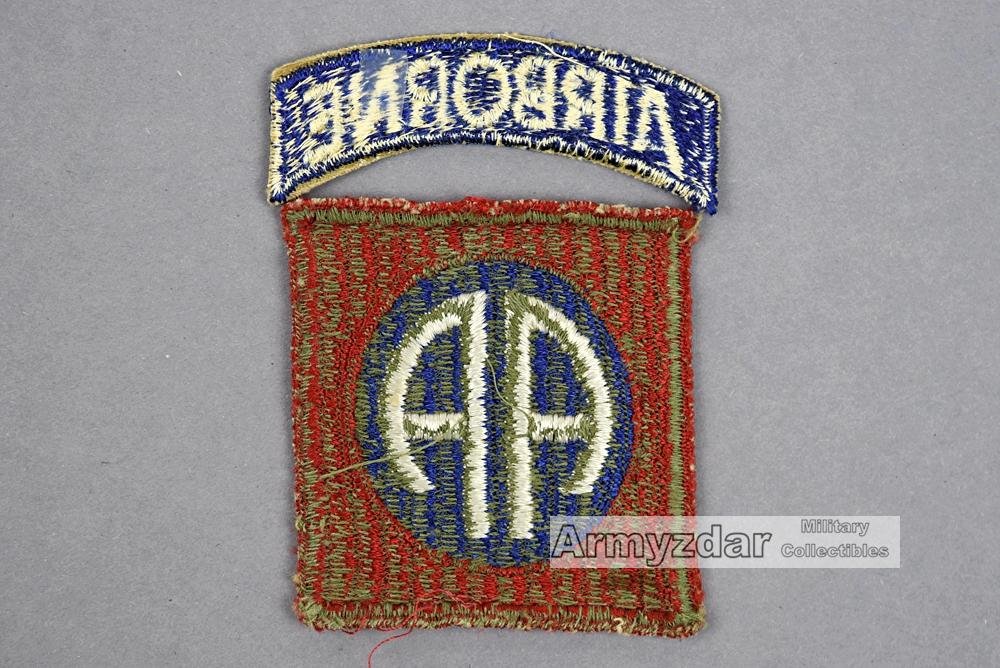 WW2 US 82nd Airborne Division Patch „green back' — image 2