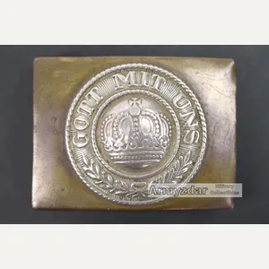 Prussian brass buckle (nr.1)