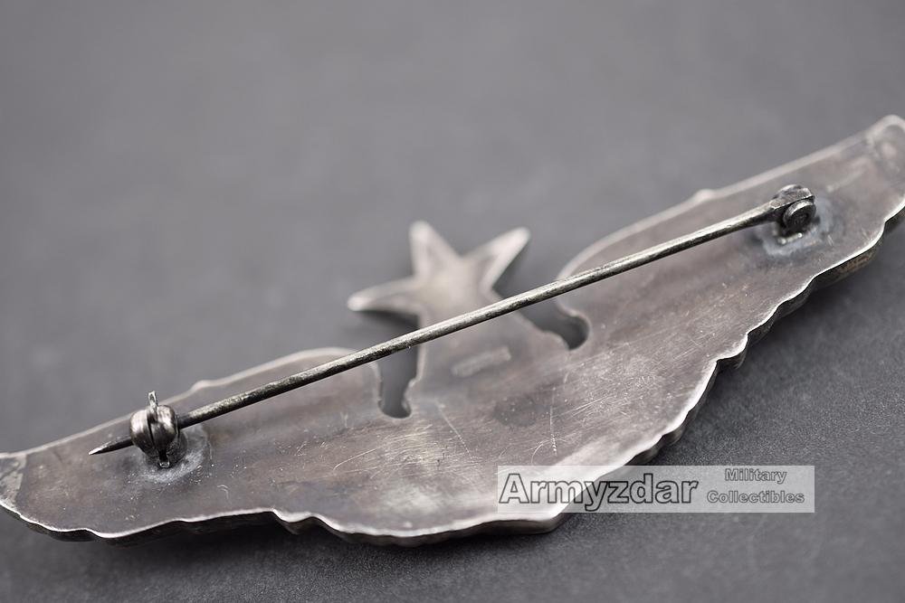 WW2 US Air Force Senior Pilot Wings „Sterling' — image 4