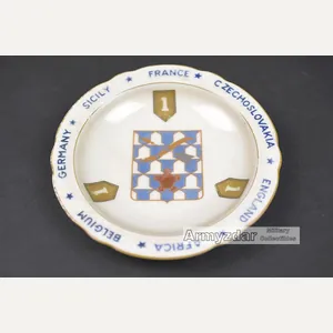 US Plate '1st Infantry Division'